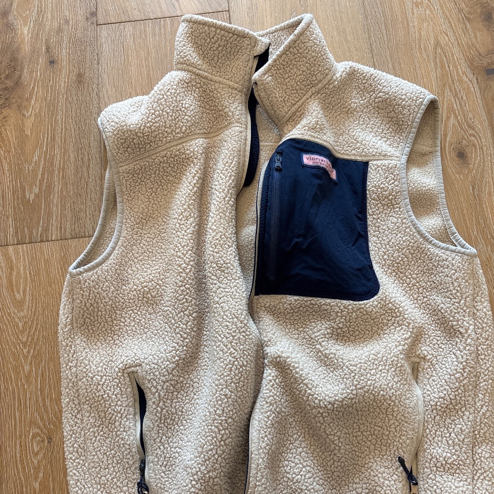 Vineyard Vines Stillwater Sherpa Fleece Vest
